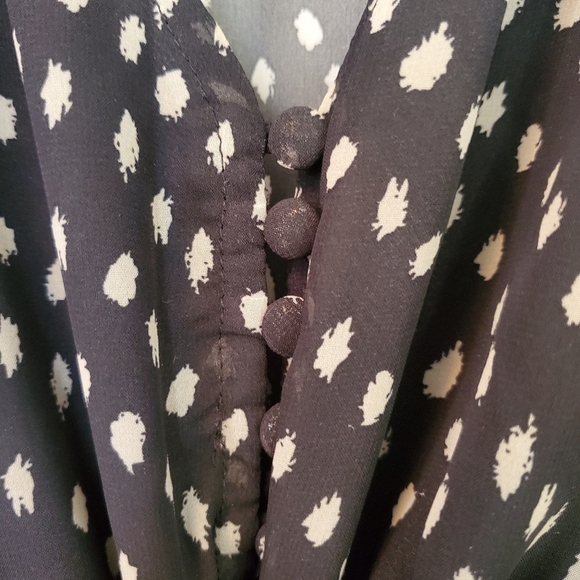 Kersh Asymmetrical Dress - Size L - Navy - Picture 3 of 7